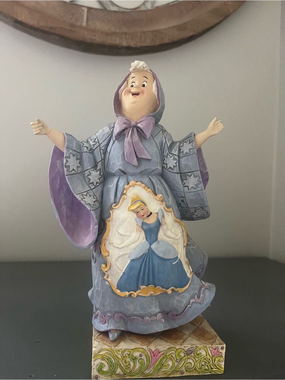 Jim Shire Fairy Godmother Resin Figurine - Disney Collection